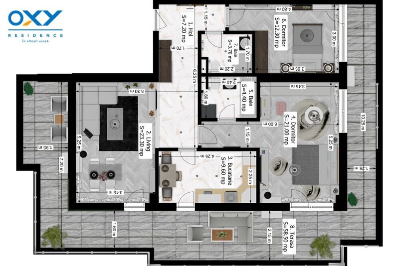 Rahova, Oxy Residence, 3 camere 140 m mega discount